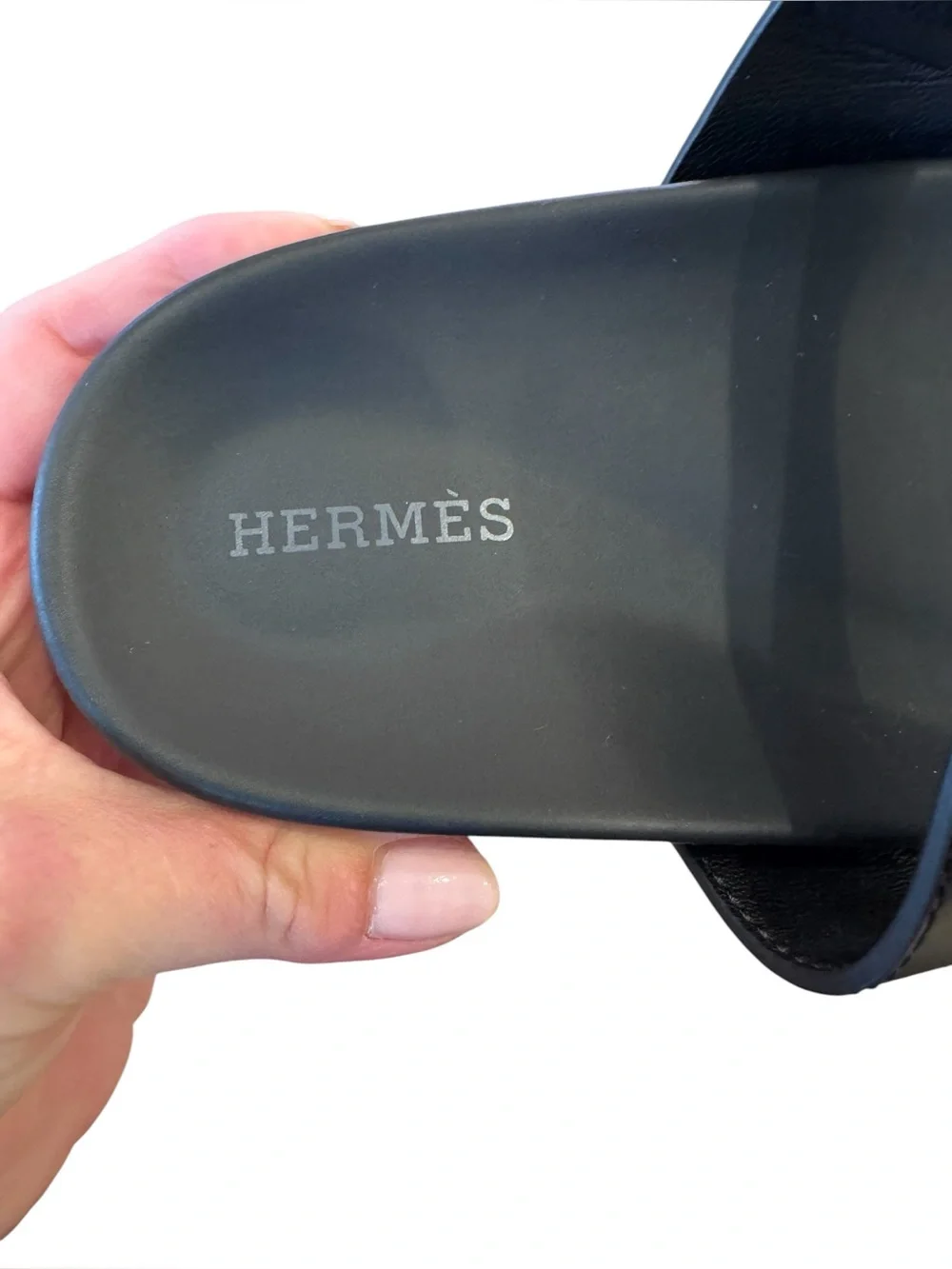 Hermes Chypre Sandals Noir